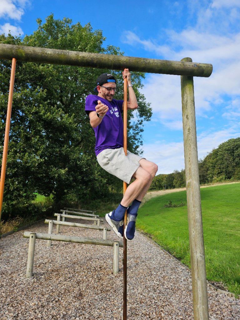 Josh Forbes training for Born to Survive